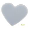 5Pcs Heart Shape Epoxy Mold DIY Resin Casting Heart Base Coaster Silicone Mold, Larger Size 5.9" x 4.4" view 4