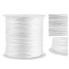 Nylon Rope, 100M x 0.8mm Nylon Chinese Knotted Rats Tail Lace Shambhala Thread (White) view 2