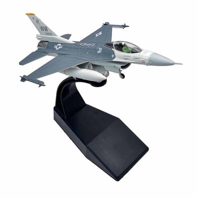 1/100 Scale US F16 F-16C Fighting Falcon Fighter Jet Aircraft Metal Military Plane Toy Model Collection Gift