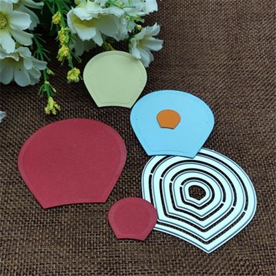 Cutting Dies Stencil,5.8x5.2cm Rose Flower Metal Cutting Dies Stencils for Decorative Embossing Handcraft Template