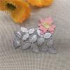 Cutting Dies Stencil,8x5cm Flower Leaf Metal Cutting Dies Stencils for Decorative Embossing Handcraft Template view 2