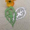 Cutting Dies Stencil,6.6x12.2cm Dance Fairies on Green Leaves Metal Cutting Dies Embossing Decoration Craft view 3
