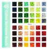 2600PCS 6mm Glass Beads for Jewelry Making, 48 Colors Crystal Beads Bracelets Making Kit, Christmas Colors 2 Box Round Beads Suitable for Beginners view 2