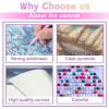 Sea Beach Diamond Painting Kits for Adults Beginners - 5D Full Drill Starfish Shell Round Diamond Art Kits DIY Diamond Dots Paintings with Diamonds Gem Art Picture Crafts Home Decor 18x25 inch view 3