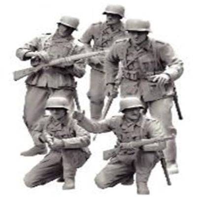 1/35 WWII German Tank Desant Troops Model by Border Model