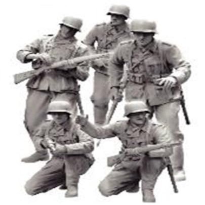 1/35 WWII German Tank Desant Troops Model by Border Model