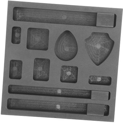 DOITOOL Metal Melting Casting Mould Graphite Ingot Molds Sturdy for Gold Silver Aluminum