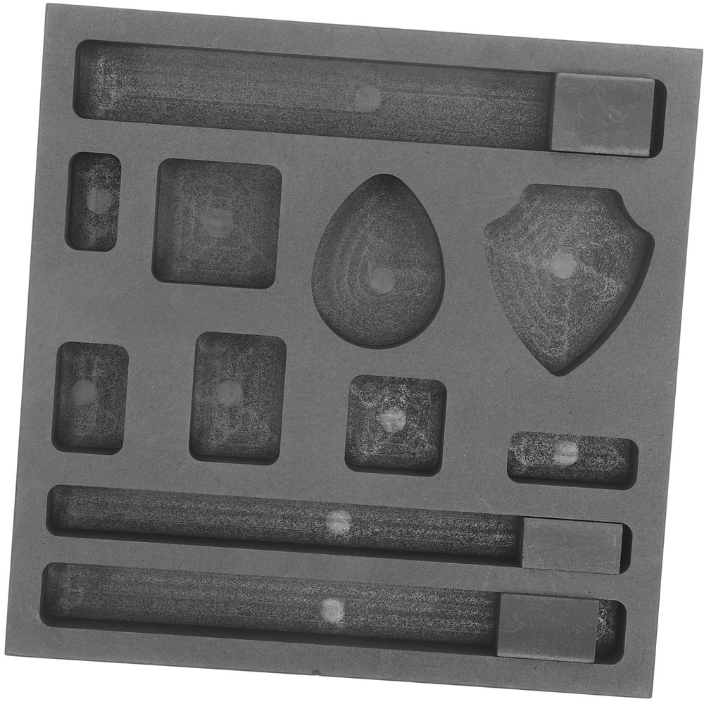 DOITOOL Metal Melting Casting Mould Graphite Ingot Molds Sturdy for Gold Silver Aluminum