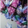 TOTIEJFJ Twinkle Paper Crane Hanging Garlands (3stringsX 5.2ft), Colorful Origami Birds Streamers for Bridal Shower, Baby Shower Birthday Party Supplies(Purple) view 3