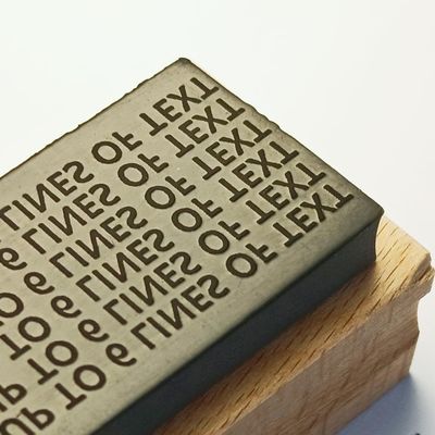 Custom Self-Inking Stamp | Large Text Stamp | Customize Online up to 8 Lines of Text | Stamp for Return Address & Mailing Address | Office Stamps | Ink Stamps