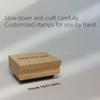 Custom Self-Inking Stamp | Large Text Stamp | Customize Online up to 8 Lines of Text | Stamp for Return Address & Mailing Address | Office Stamps | Ink Stamps view 4