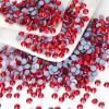 10000PCS Red Hotfix Rhinestones Bulk, Glass Crystal Hot Fix Rhinestones for Crafts Clothes DIY Decoration, SS16, 3.8-4.0mm view 1