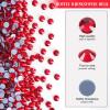 10000PCS Red Hotfix Rhinestones Bulk, Glass Crystal Hot Fix Rhinestones for Crafts Clothes DIY Decoration, SS16, 3.8-4.0mm view 3
