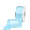 VATIN Double Face Light Blue Satin Ribbon 1-1/2" Continuous 50 Yards,Blue Polyester Fabric Ribbon use for Bows Bouquet, Gift Wrapping, Floral Arrangement Wedding Decoration view 1