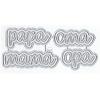 DzIxY English Words Mom Metal Cutting Dies for Card Making Kit Embossing Paper Die Cuts Scrapbook Machine Stencils Storage Pockets Supplies view 1