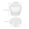 VILLCASE Pudding Jar Molds with Lid, Jar Silicone Molds Resin Pudding Tin Storage Box for Storage Box, Candy Jewelry Organizer, Home Decor, Resin Epoxy Casting 2pcs view 2