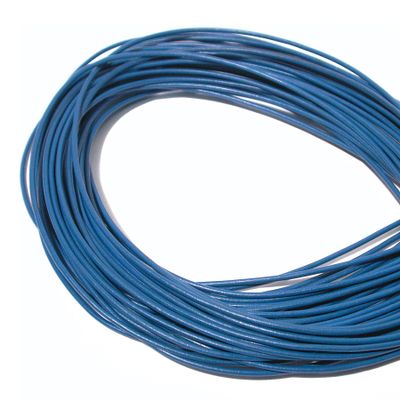 The Beadsmith Greek Leather Cord Blue Color 2mm Spool 50 Meters/164 Feet Leather Thong Ideal for Braiding, Beading, Necklaces, Fine Lacing, Hair Accessories & DIY Jewelry Making
