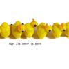HXSCOO 2PCs Lampwork Glass Beads Cute Duck Animal Yellow Spacer Beads DIY Making Bracelets Necklace for Women Jewelry Findings view 3