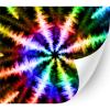HTV4U Puff Pride Rainbow Heat Transfer Vinyl (Neon Bright Rainbow Tie Dye, 12" x 5 Yards) - Patterned 3D Heat Press Transfer Paper, Graphic Design Printed Patterns view 1