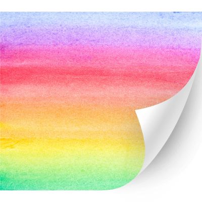HTV4U Puff Pride Rainbow Heat Transfer Vinyl (Ombre 15A, 12" x 12") - Patterned 3D Iron on Vinyl, Heat Press Paper, Graphic Design Printed Patterns DIY