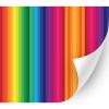 HTV4U Puff Pride Rainbow Heat Transfer Vinyl (Rainbow Background, 12" x 3 Yards) - Patterned 3D Printed Iron on Vinyl, Heat Press Paper for T-Shirt, Fabric DIY view 1