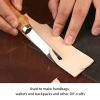 MUNEFE 3Pcs Leather r, Leather Bevel Cuer, Professional Trimmin Workin Kit for Craft Cuin with Wooden Handle view 3