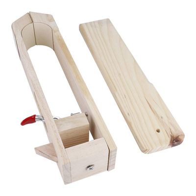 Miskall Leather Pony Wood Leather Craft Hand Stitching Pony Table Lacing Desktop Sewing for DIY Hand Stitching Leathercraft Tools
