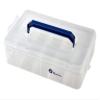 Portable Stackable Organiser, Size 16 x 25 x 7cm, Perfect for Sewing Notions, Crafts, Accessories view 2