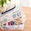 Portable Stackable Organiser, Size 16 x 25 x 7cm, Perfect for Sewing Notions, Crafts, Accessories view 3