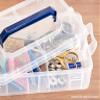 Portable Stackable Organiser, Size 16 x 25 x 7cm, Perfect for Sewing Notions, Crafts, Accessories view 4