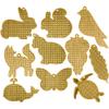 Wonderland Crafts Set of Blanks for Embroidery on Wood FLSW-005 view 3