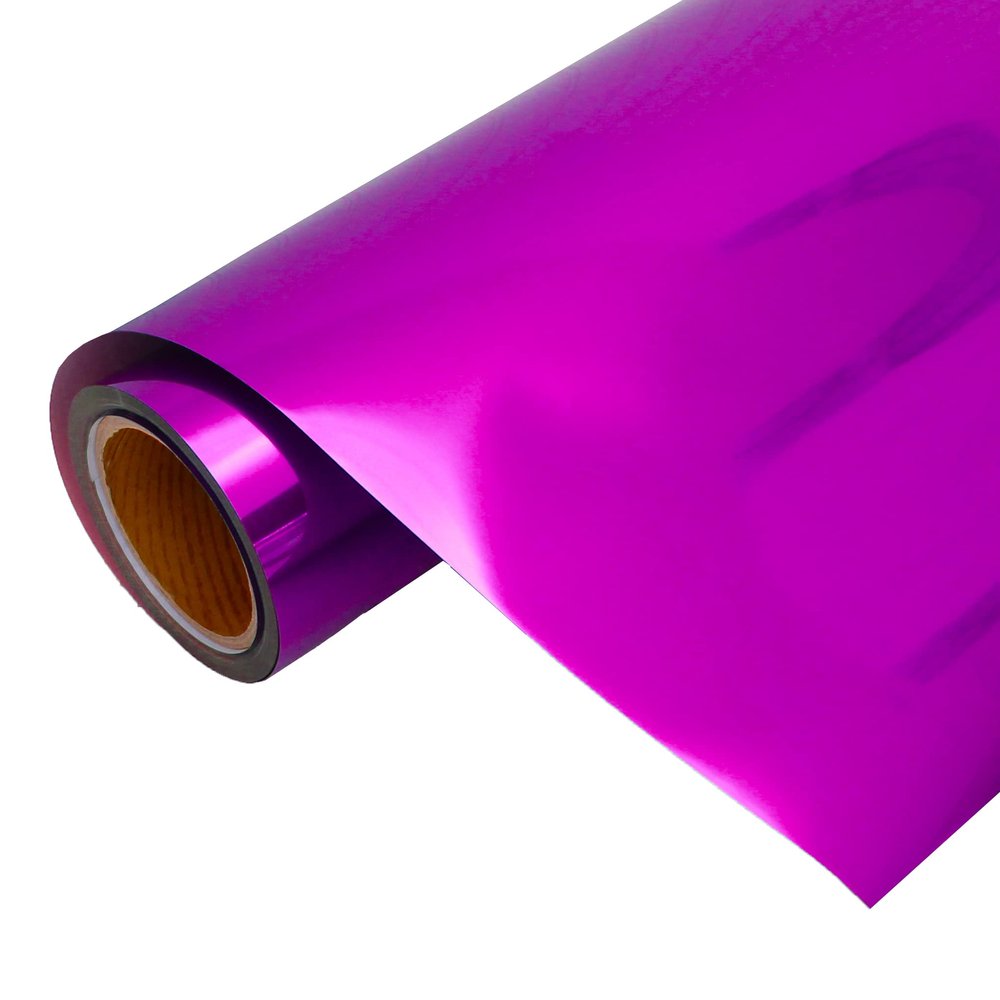 10 Yard x 20" Wide Roll Threadart Metallic Fuchsia Heat Transfer Vinyl Film | Compatible with Venture Explore and Maker, Silhouette Cameo, & Large Format Cutters