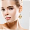 EXCEART 24sets Elegant Mini Embroidery Hoops for DIY Jewelry Fashion Jewelry Making Charms Necklace Embroidery Design Pendants view 2