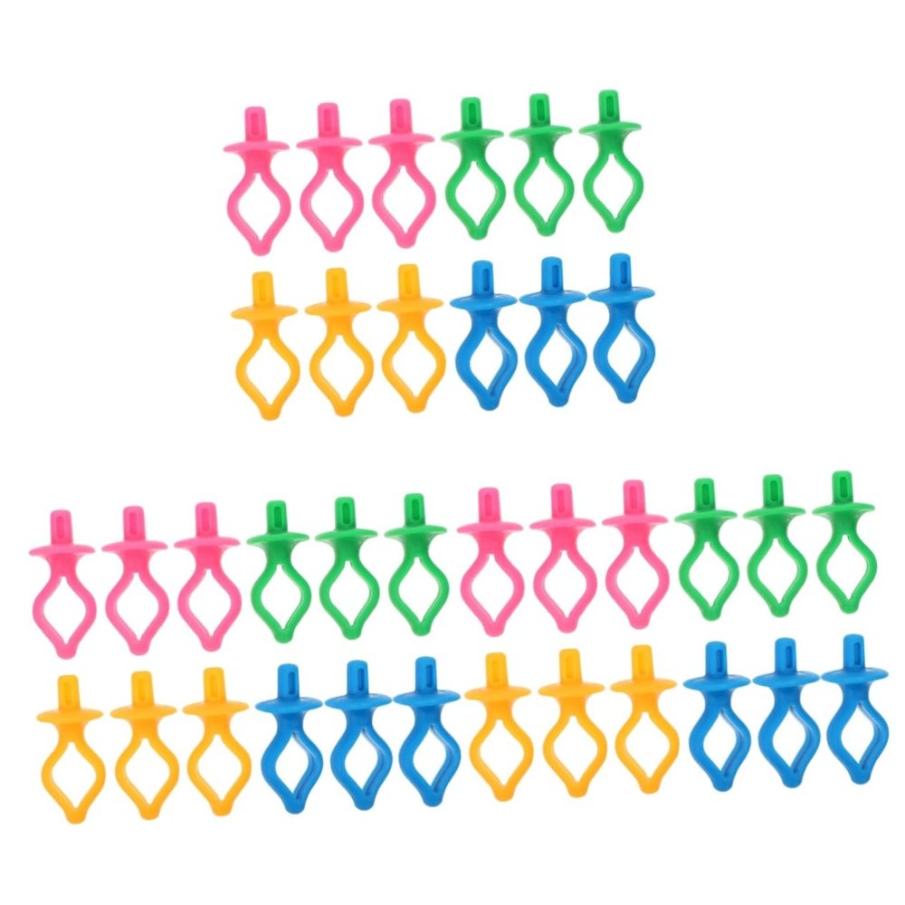 EXCEART 36pcs Silicone Bobbin Clips Sewing Bobbin Holders for Organizing Threads Flexible Design to Prevent Unwinding Compatible Various Sewing Machines