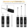 RC Tool Kit,7PCS Hex Precision Screwdriver Set with 0.9/1.27/1.3/1.5/2.0/2.5/3.0mm Hobby Tools Hexagon Wrench Repair Tools Compatible with SCX24 Traxxas Redcat RC Cars Trucks view 4