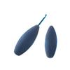 Crochet Hook Grip Ergonomic Silicone Handle Removable Interchangeable with Hook Remover and Carrying Pouch (Small (2.5mm-4mm), Glitter Clear) view 1