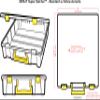 ArtBin 6955JY Super Satchel with Yellow Latches and Handle view 3