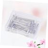EXCEART 150pcs Stainless Steel T- Wig Making Convenient Plastic Storage Box for Sewing Blocking Knitting Crafts and Tailoring Projects view 3