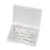 EXCEART 150pcs Stainless Steel T- Wig Making Convenient Plastic Storage Box for Sewing Blocking Knitting Crafts and Tailoring Projects view 4