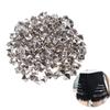 EXCEART 200pcs Silver Square Rivet Metal for Punk Clothing Shoes and Accessories Stylish Spikes for Craft Projects and Decor view 1