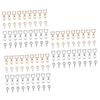 EXCEART 3sets Alloy Eye Pin Hooks Screw Eye for Jewelry Making Screw Hooks Kit view 1