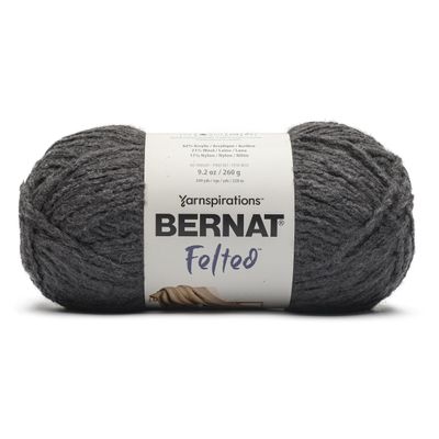 Bernat Felted Yarn-Coal 161180-80005