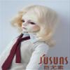 Doll Wigs Only! JD044 Mid Long Magic Curly Mohair BJD Doll Wig (7-8inch, Blond) view 3