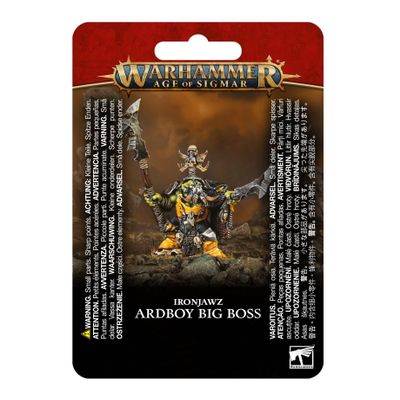 Games Workshop - Age of Sigmar - Orruk Warclans: Ardboy Big Boss, Black