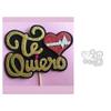 Cutting Dies Stencil,13.8x10.8cm Heart Spainish Dies Stencils for Embossing Paper Photo Album Greeting Gift Cards Cut Die view 1