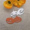 Cutting Dies Stencil,8.3x4.3cm Halloween Pumpkin Lights Cutting Dies Metal Embossing Stencil Die Craft for Cards Album Book Decoration view 4