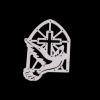 Cutting Dies Stencil,5x7.7cm Pigeon Cross Metal Cutting Dies Peace Dove Die Cut Stencils Album Decorative Embossing Handcraft Cutting Dies view 3