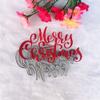 Cutting Dies Stencil,10.5x6.2cm Words Merry Christmas Dies Stencils for Embossing Paper Photo Album Greeting Gift Cards Cut Die view 1