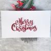 Cutting Dies Stencil,10.5x6.2cm Words Merry Christmas Dies Stencils for Embossing Paper Photo Album Greeting Gift Cards Cut Die view 2
