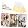 EXCEART 800sheets Imitation Gold Foil Sheets Decoration Supplies for Arts Crafts Metallic Foil Flakes for Gilding Painting and Furniture Decoration for Creative Projects view 2